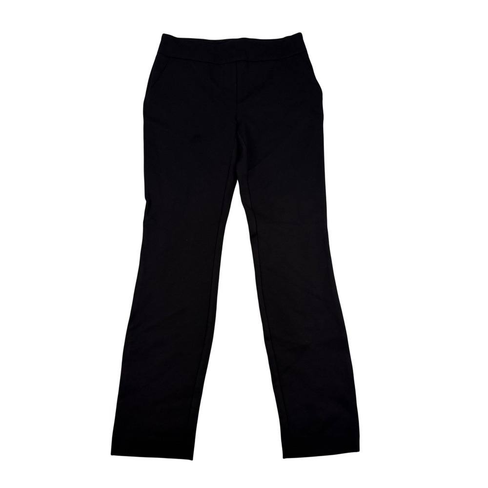 Dalia Womens Black Pull On Stretch Dress Pants Slim Leg D5926-E857 Size S